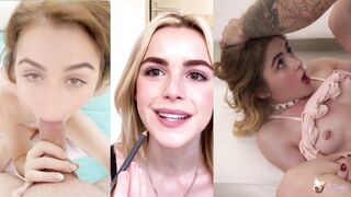 Not Kiernan Shipka splitscreen