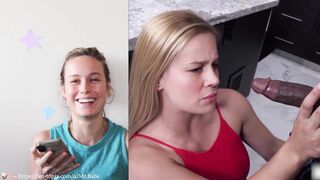 Not Brie Larson react to her getting blacked 2