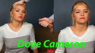 Dove Cameron receives a facial