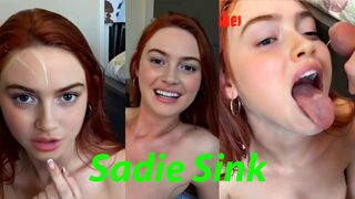 Sadie Sink let's talk and fuck Remastered
